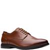CLARKS MENS SHOE - TAN LEATHER